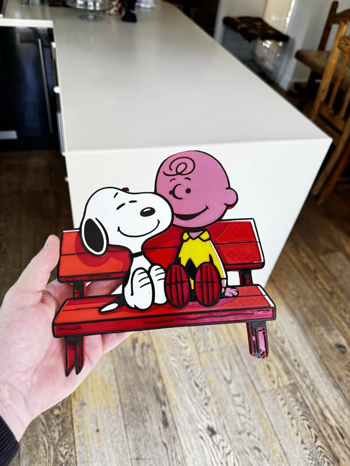 Charlie Brown & Snoopy on Bench – 3D Printed Wall Art 25cm
Opens in a new window or tab