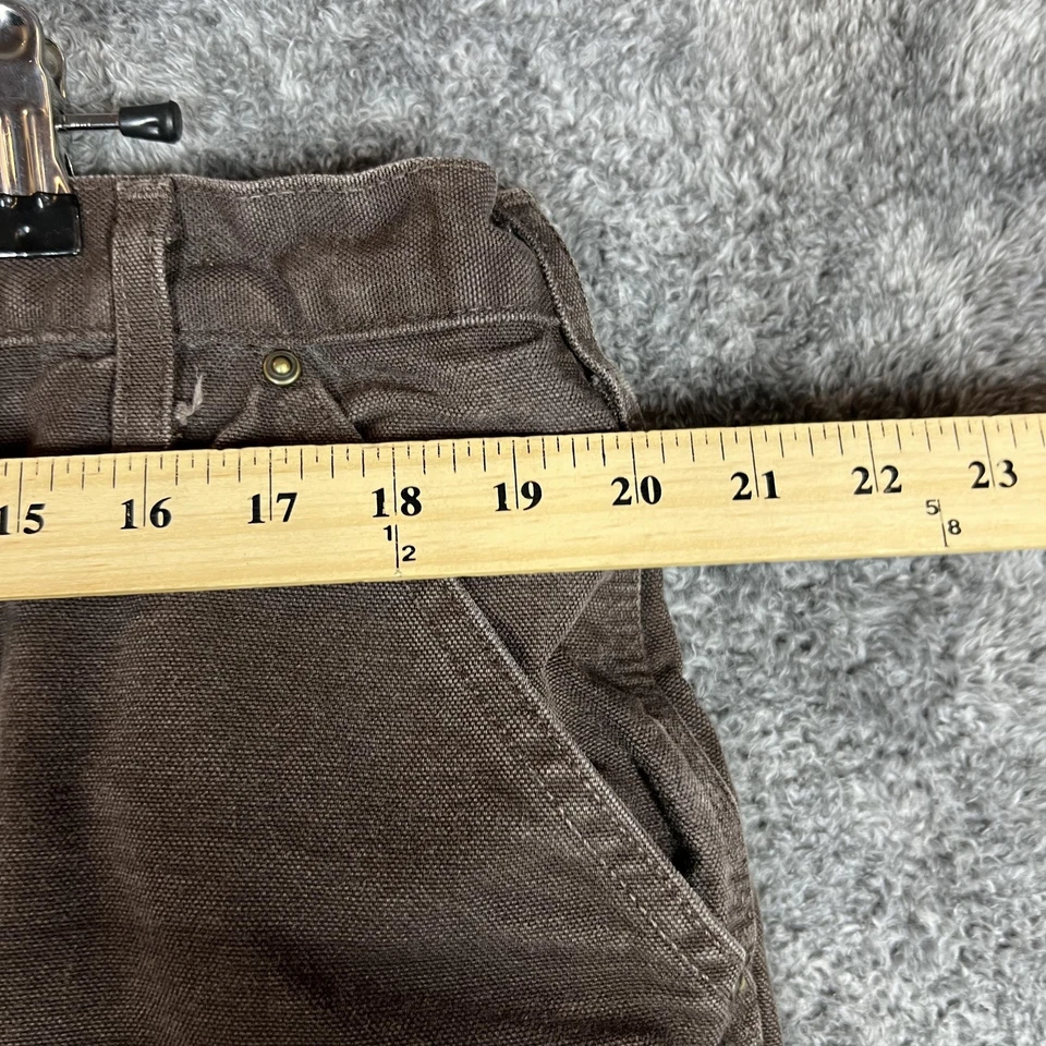Pantalones Carhartt Doble Rodilla Para Hombre 38x34 Marrón Ropa de Trabajo Pato B136 DKB Calce Suelto Foto 3 de 4