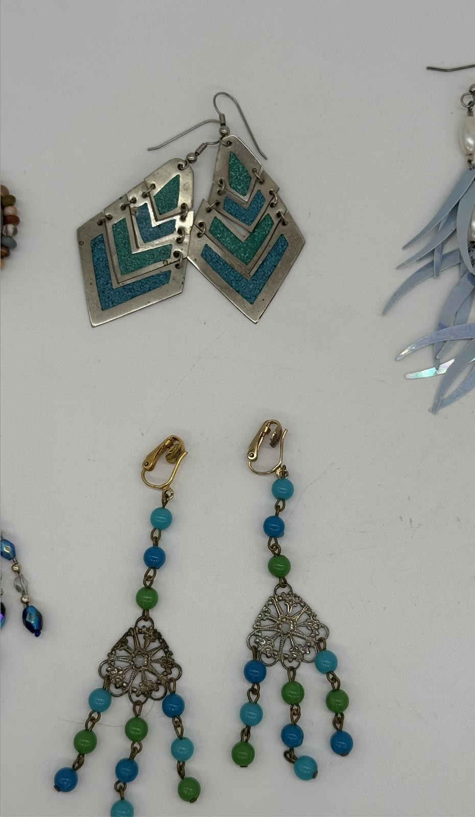 Boho Dangle Earrings Lot – Unique Statement Pieces - image 3
