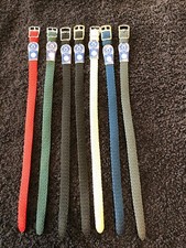 Vintage 1960s EULIT Crystal Perlon Watch Straps Bands 6mm 8mm 10mm 12mm You Pick