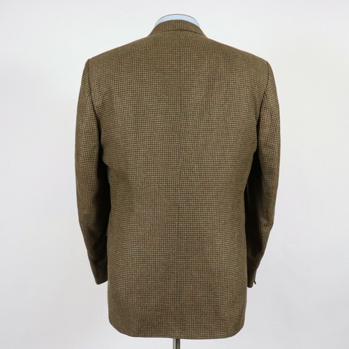 Austin Reed Mens 42L Brown Houndstooth 2 Button Blazer Sport Coat Jacket - Picture 3 of 4