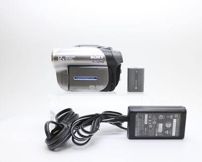 Sony DCR-DVD203E Camcorder - Silver grey for sale online | eBay