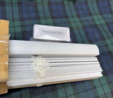 Champion 484982 TruTouch Cordless Blinds 35" x 60" White 1" Vinyl Mini Blind