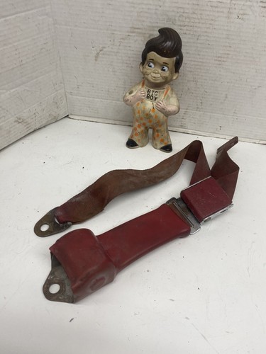 68 69 AMC / Mopar front seat belt RED Retractor Buckle American Safety - Picture 23 of 23