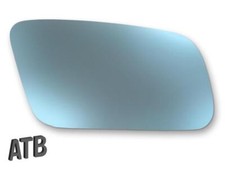 Spiegelglas Rechts Blau Konvex Beheizbar f&uuml;r AUDI A3 8L A4 B5 A6 4B A8 4D Neu