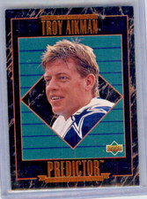 1995 Upper Deck Football Predictor Award Winners Troy Aikman #HP4 DALLAS COWBOYS