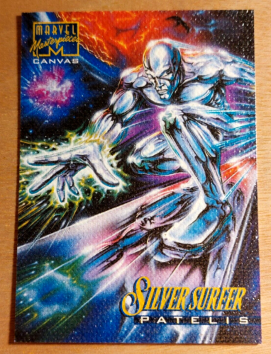 SILVER SURFER 1995 Marvel Masterpieces Canvas Chase Card #19 MINT - Picture 1 of 9
