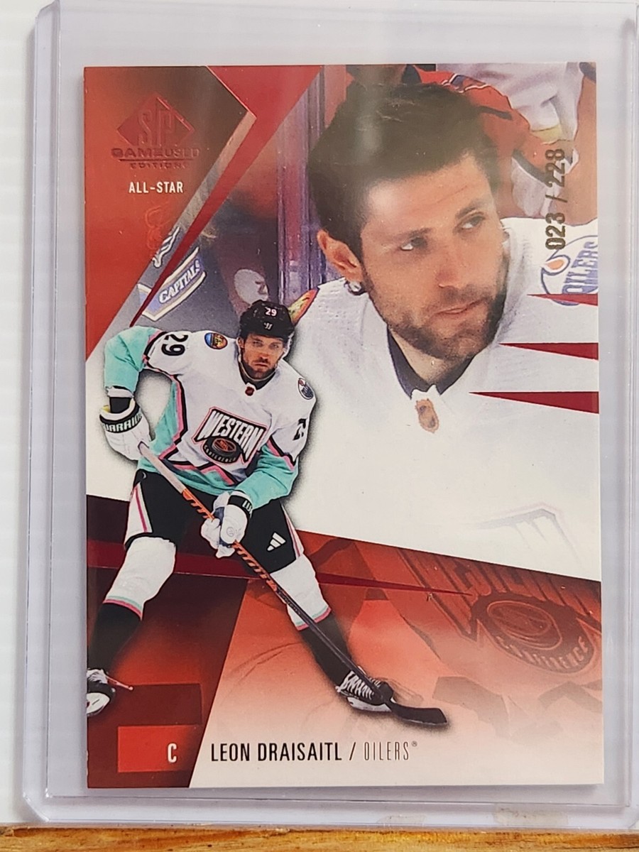 Leon Draisaitl 2023-24 Upper Deck SP Game Used Hockey card #23/228
