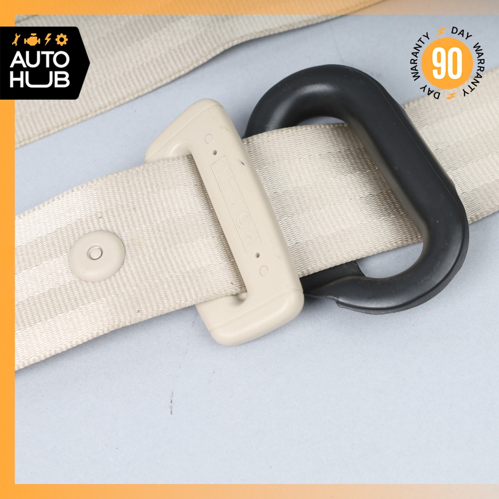 06-13 Bentley Continental Flying Spur Rear Right Side Seat Belt Beige OEM 80k
