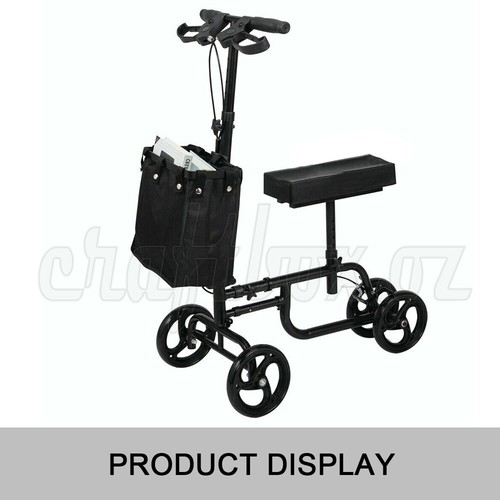 Foldable Knee Walker Scooter Mobility Walking Equipment Alternative Crutches New - Picture 9 of 12