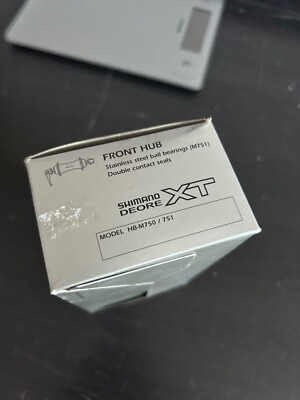 NOS Shimano Deore XT HB-M751 32H Front Hub Rim Brake QR 100mm