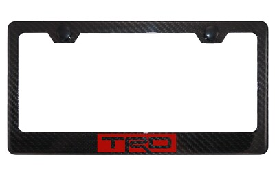 Macrame Kit TRD Toyota Racing License Plate Frames - 3D Raised Letter Design (Pair) | Made In USA Plastic Frames TRD Toyota Racing 3D License Plate Frames Pair - Foto 7