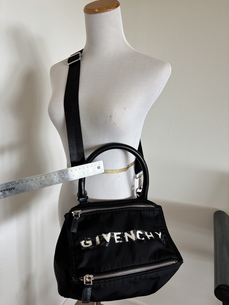 Givenchy Pandora Crossbody Bag Nylon Small Black(MSRP 1,450