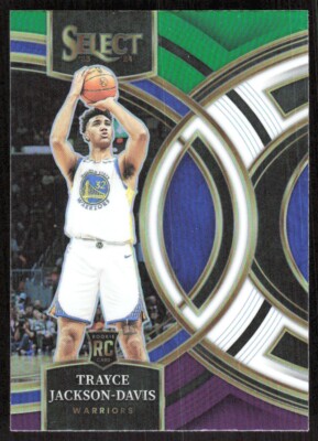 2023-24 757E Panini Select TRI-COLOR PRIZM Trayce Jackson-Davis Rookie Golden
