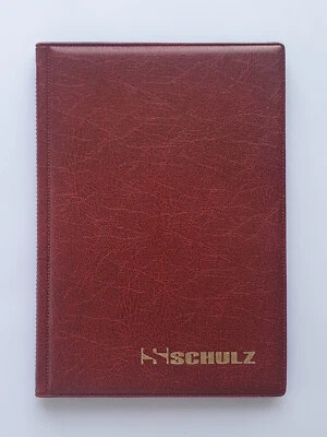 SCHULZ 50p Red Album Coin Collector Royal Mint Coins Two / One Pound Book / Folder