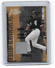 2005 Donruss Leather & Lumber Frank Thomas #43 Game Used Jersey #'d/150 ** RARE*