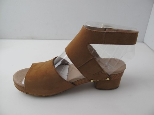 Dansko Sandals Women's Size10.5 / 41 EU Tan suede/Leather Open Toe brown - Picture 2 of 8