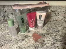 Clinique Best Selling Minis Skin Care 5 PCs Set Pep Start Cleanser Facial Soap