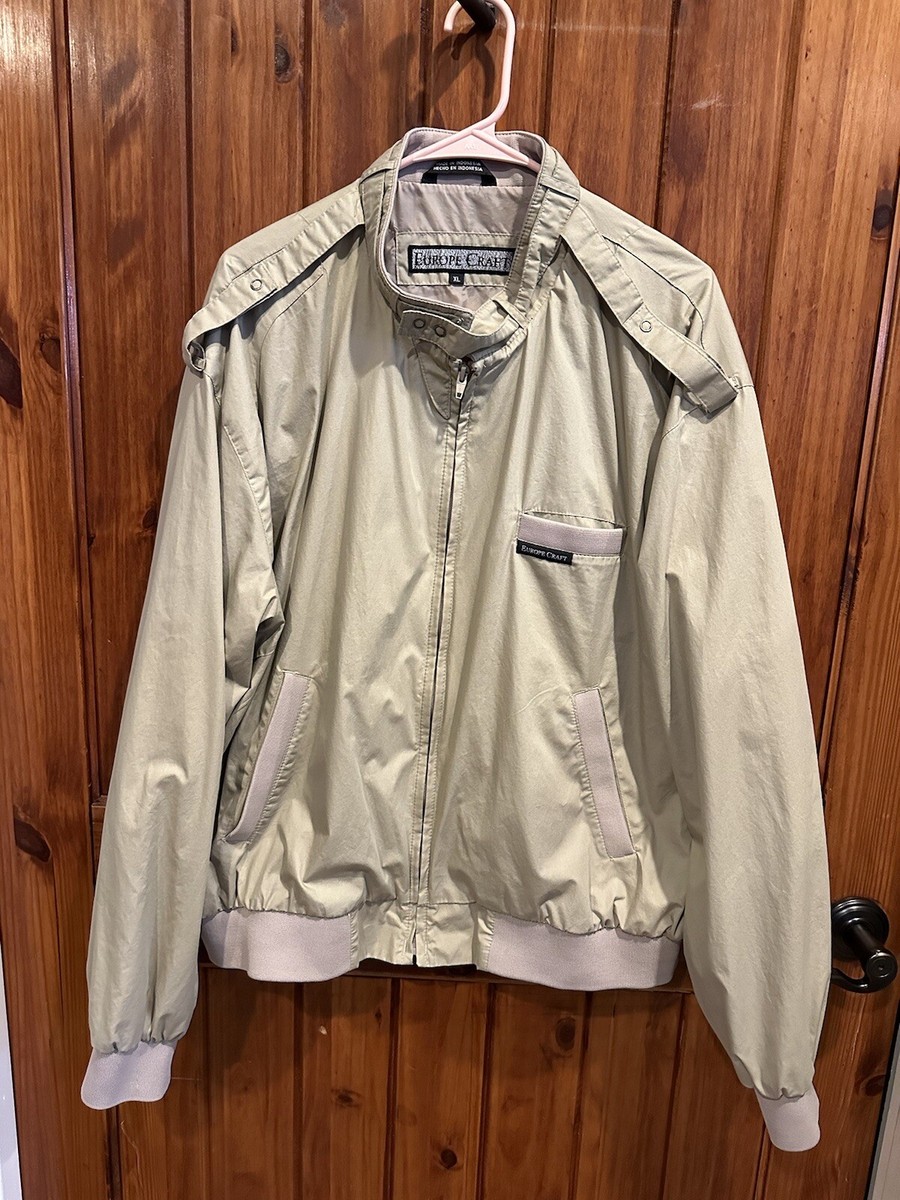 Vintage Members Only Cafe Racer Jacket Mens Size XL 80s Europe