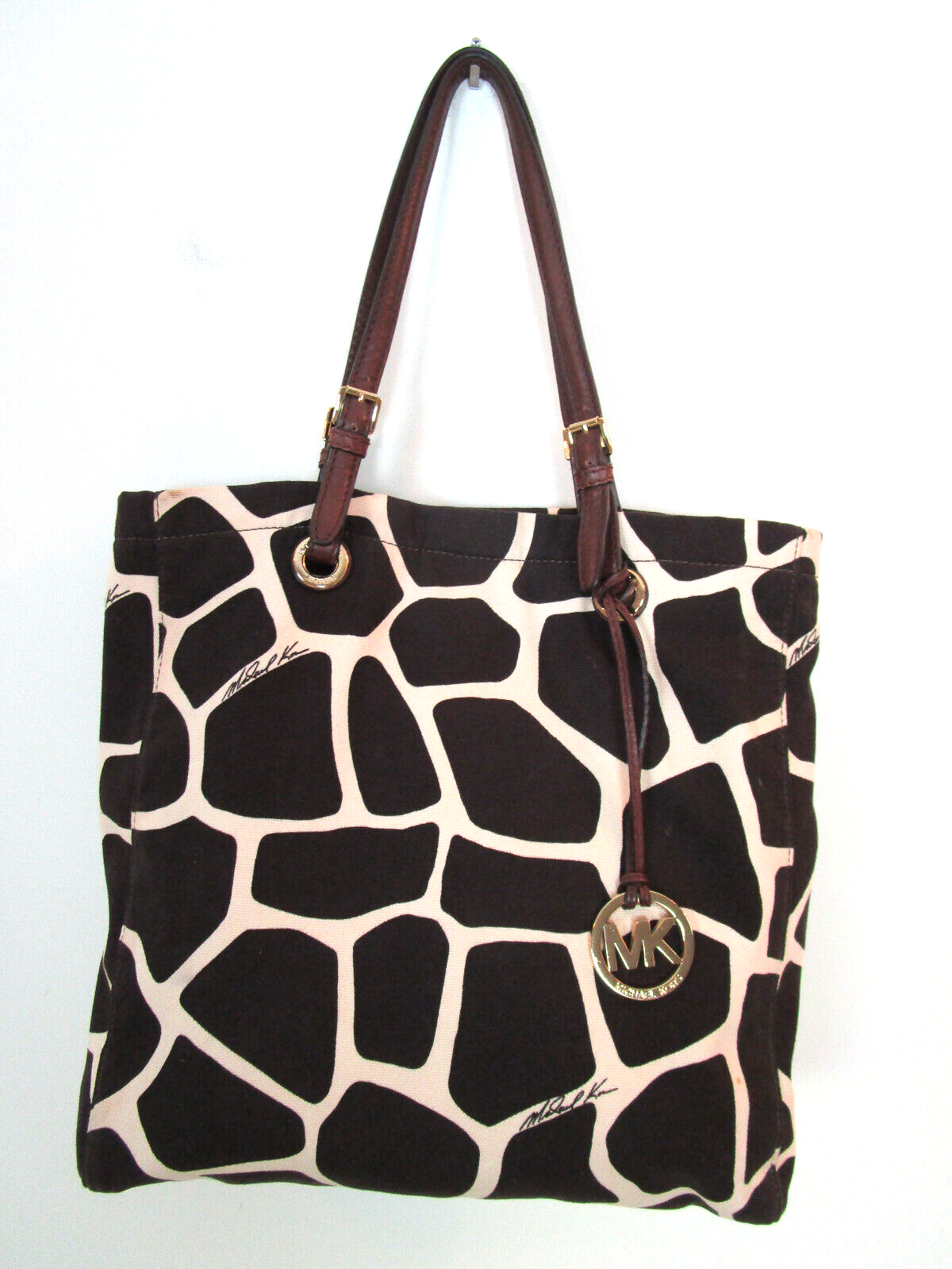 michael kors giraffe print tote
