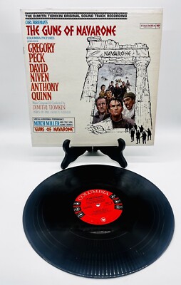 DIMITRI TIOMKIN ''THE GUNS OF NAVARONE'' 1961 COL. ''6-EYE''LABEL VG+/VG+ ORG.SCORE