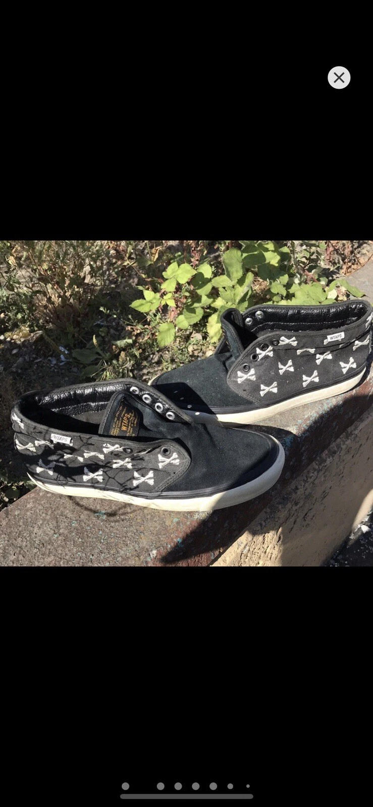 VANS WTAPS x Chukka 59 noir taille 10,5 suprême old skool