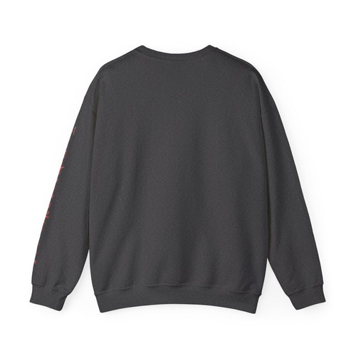 I Have a Heart On for My Boo Red Font Adult Unisex Crewneck Sweatshirt - Picture 30 of 48