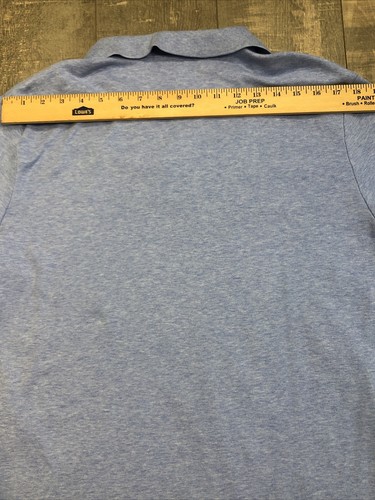 Polo Ralph Lauren Polo Shirt Mens Large Blue Short Sleeve Blue Pony Logo Preppy - Picture 6 of 7