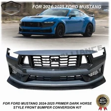 For 2024 2025 Front Bumper Conversion Kit Upgrade to Dark Horse Style Body Kit