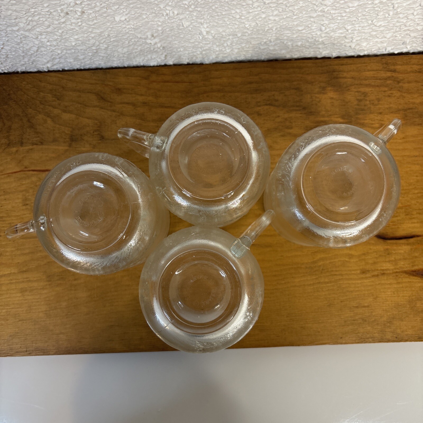 Christmas Mugs~ Set of 4~Maxi-Tasses de Noel ~Tempered Glass-by Duralex