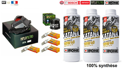 Pack De Vidange 4L Avec Filtre à Huile Pour Yamaha YZF-R3, MT-03, FZ6, FZ6R, Fazer - Neuf