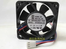 YOUNGLIN DFS602012H 6020 DC12V 2.0W 6CM 3-Pin Silent Cooling Fan