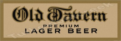 Old Tavern Premium Lager Beer 6'' x 18'' Metal Sign