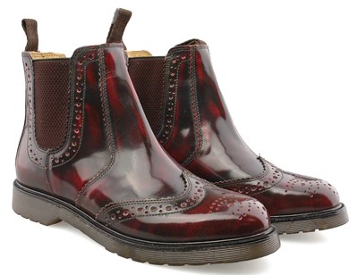 oxblood chelsea boots mens