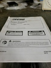 Echo Power Pruner Operators Manual Model Ppf-225