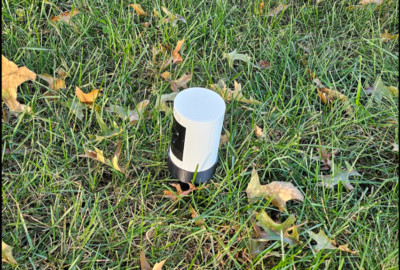 Ring Stick Up Security Camera  in ground mount
