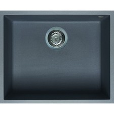 Lavello Elleci Incasso Sottotop Quadra 1 Vasca LMQ10573BSONA 54x44 Titanium