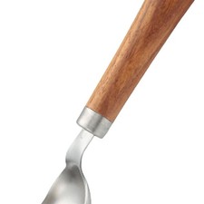 2PCS Stainless Steel Ice Cream Scoop With Wooden Handle For Scooping