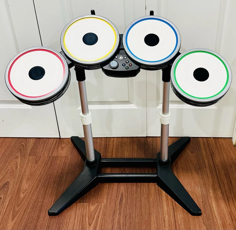 Xbox 360, Rock Band The Beatles Bundle W/Keytar, Drums, Game & Strap: Tested! - Image 2 of 4