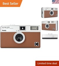 EKTAR H35 Half Frame Film Camera, 35mm, Reusable, Focus-Free, Lightweight, Easy-