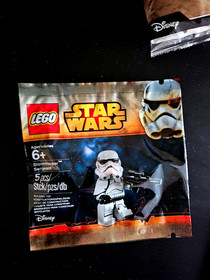 Lego Star Wars Poly Bag Lot 5 Star Wars Minifigures  New Sealed Retired 