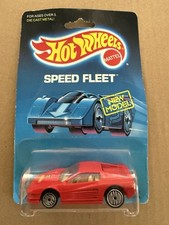 Hot Wheels 1988 Speed Fleet Ferrari Testarossa #5111 Red Malaysia Sealed