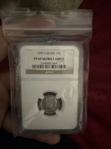 1999 S SILVER ROOSEVELT DIME 10C NGC PF69 ULTRA CAMEO