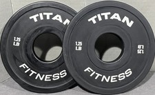Titan Fitness 1.25 lb Weight Lifting Transition Plates Set Workout Exercise Gear
