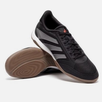 Adidas Predator League Black Bred Red Indoor Soccer Shoes ID3781 Men's Size 8.5