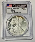 2013-W $1 American Silver Eagle PCGS PR70DCAM . Toner!!! 🔥John M. Mercanti