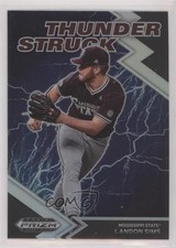 2022 Panini Prizm Draft Picks Thunderstruck Silver Prizm Landon Sims #TH-LS s1i