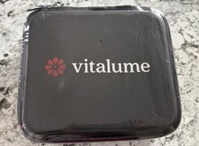 Vitalume Red and Blue Light Therapy Handheld Infrared Wand Metallic Gray NEW