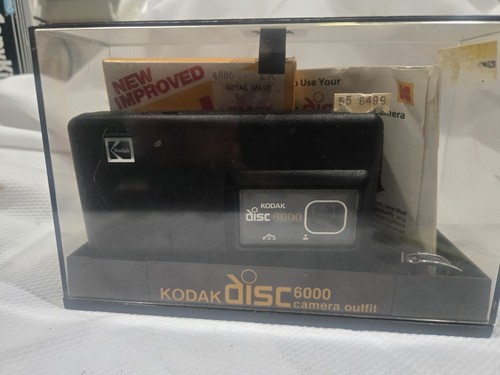 Vintage Kodak Disc 6000 Camera Display Set Sealed Kodacolor Film Case Manual - Picture 1 of 12