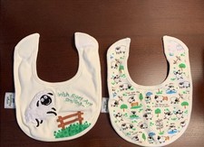 Irish Farmyard Friends Baby Bibs Set Of 2 Cotton Bibs